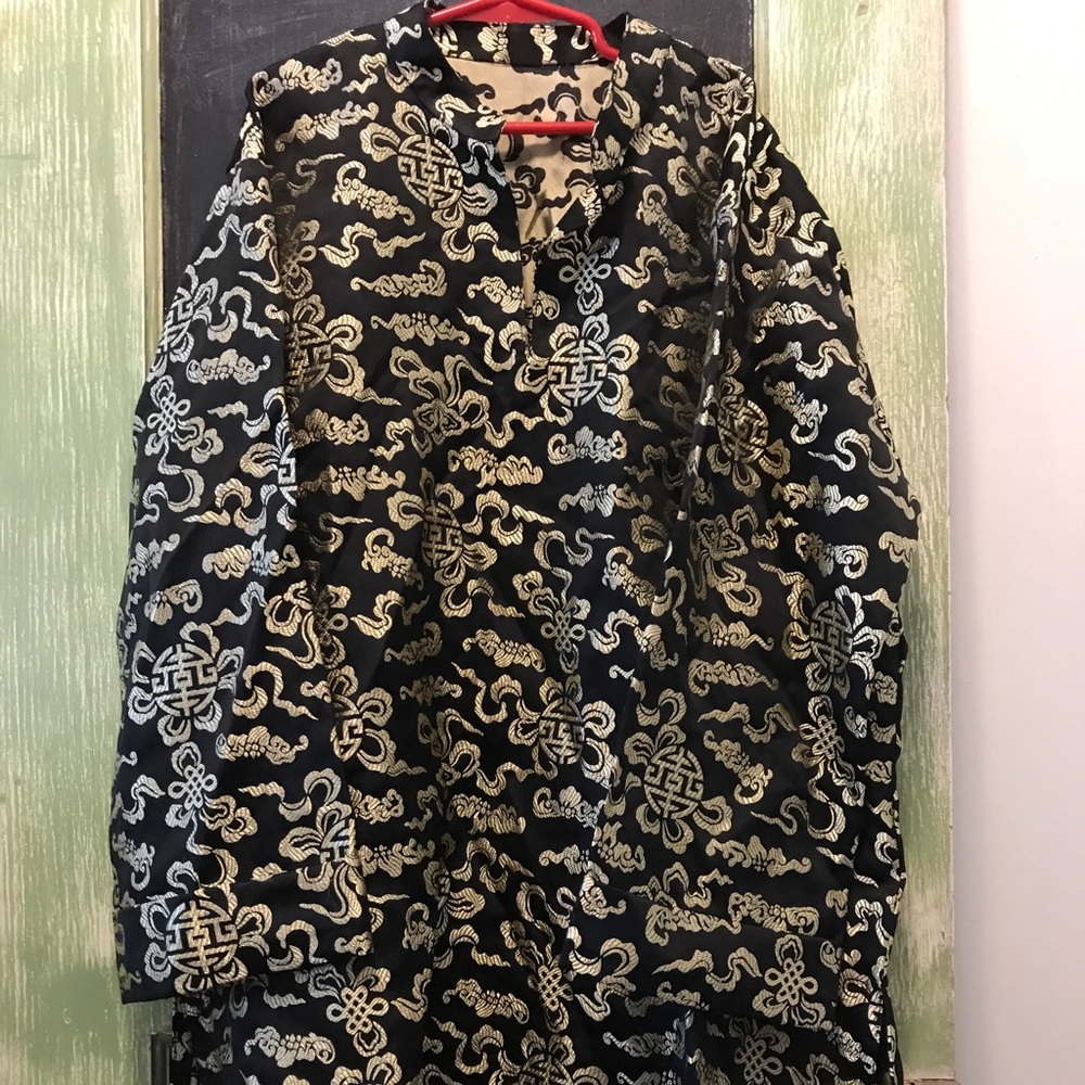 Vintage Embroidered XL Tunic Top